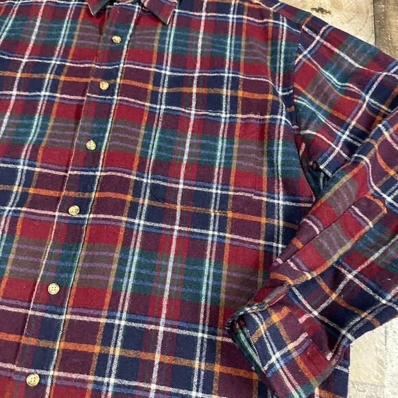 Vintage Pendleton Shirt Mens Large Flannel Wool Plaid Made in USA - Picture 13 of 13